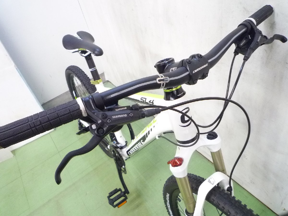 マウンテンバイク 26インチ キャノンデール SL4 油圧Wディスク アルミフレーム Fサス ハードテイル トレイル SHIMANO 3×8 Cannondale ●_画像3