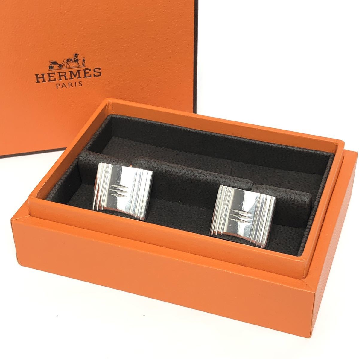 HERMES エルメス カフス シルバー Ag925 メンズ カデナ gruporio.net