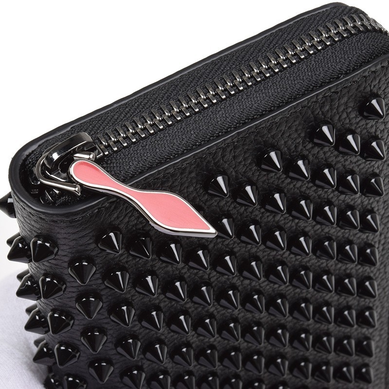 CHRISTIAN LOUBOUTIN Christian Louboutin PANETTONE round fastener long wallet Italy regular goods 1185059 CM53 new goods 