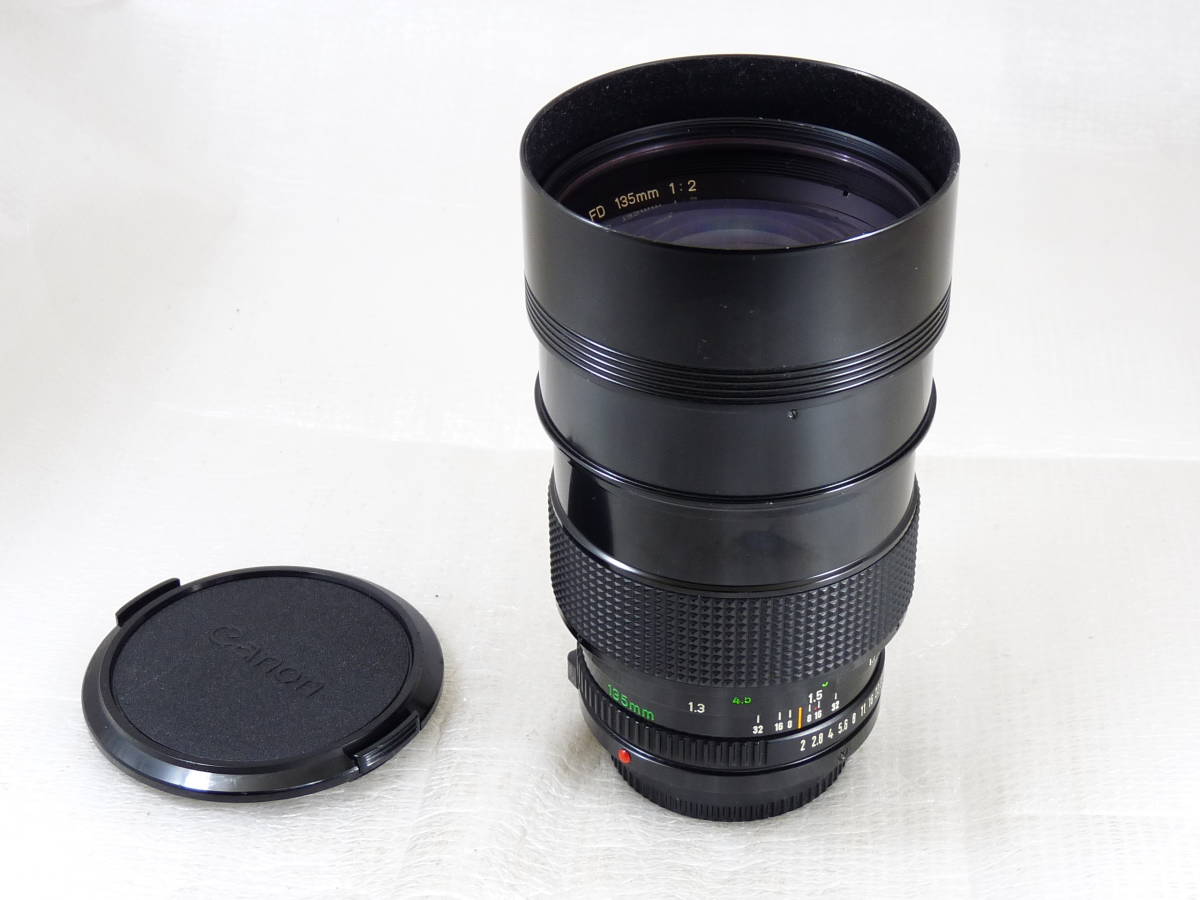 希少 明るい単焦点レンズ】Canon New FD 135mm F2.0. キャノン MF 単