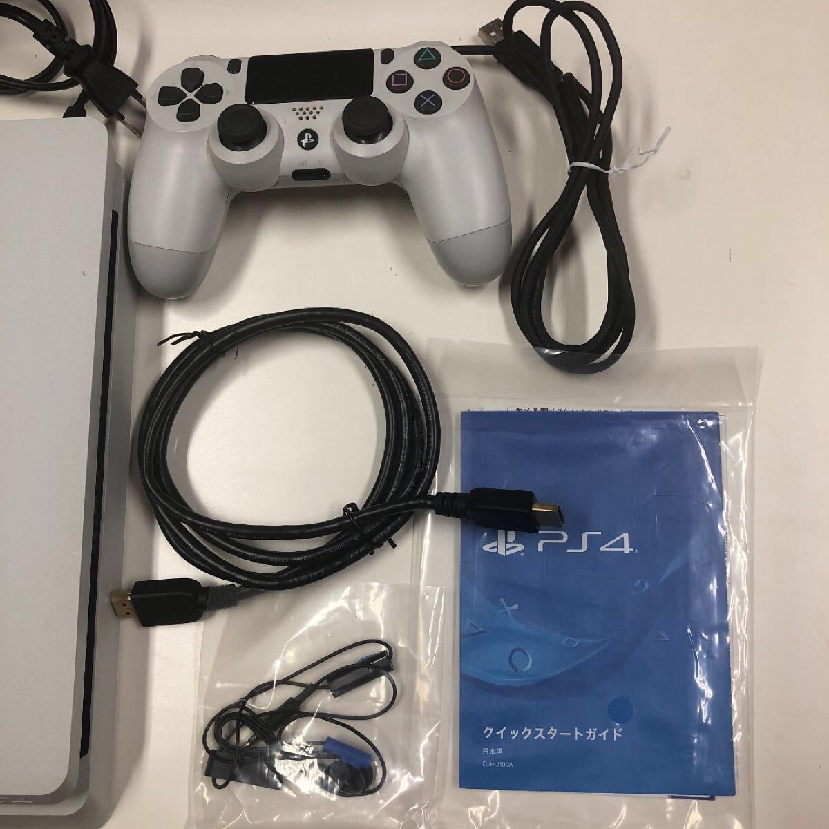 中古PS4 グレイシャー・ホワイト 500GB CUH-2100A B02