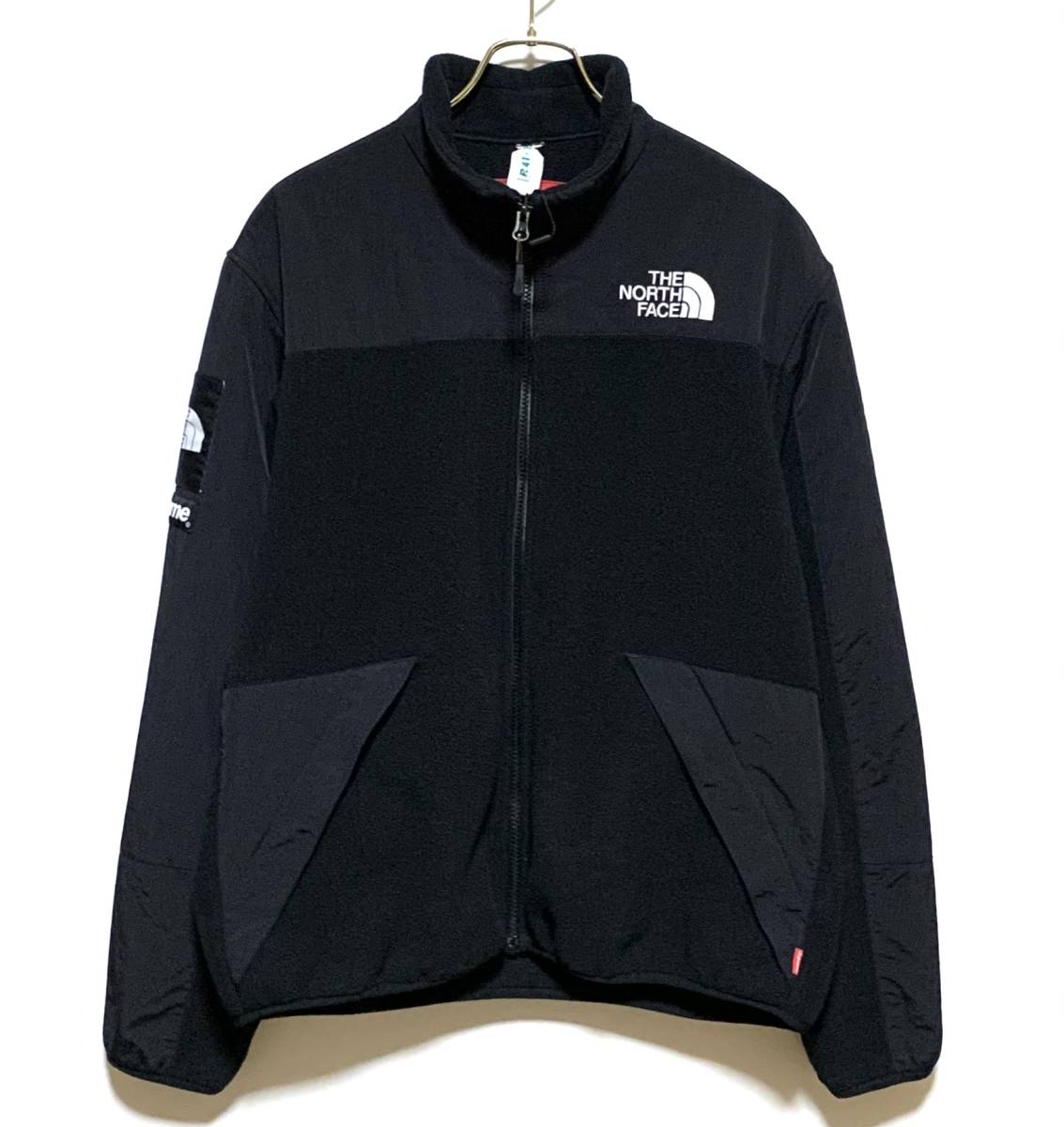 【クリーニング済み】Supreme × THE NORTH FACE RTG Fleece Jacket（M）黒 シュプリーム ノースフェイス フリース シュプノース