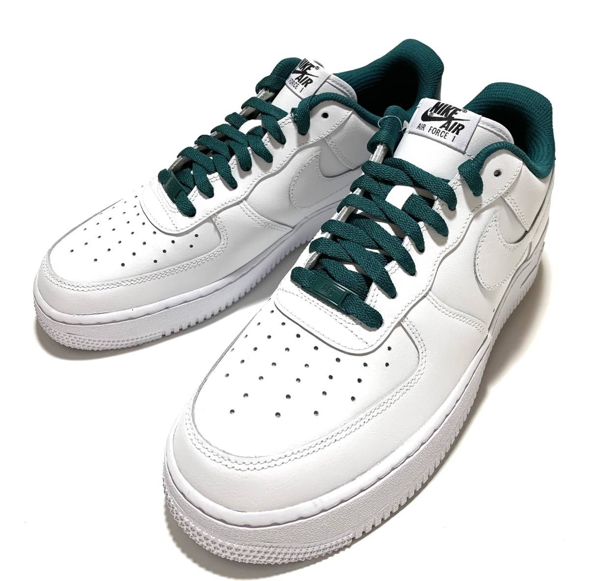 新品】NIKE BY YOU AIR FORCE 1（US11/29cm）白／緑 ナイキ バイ ユー