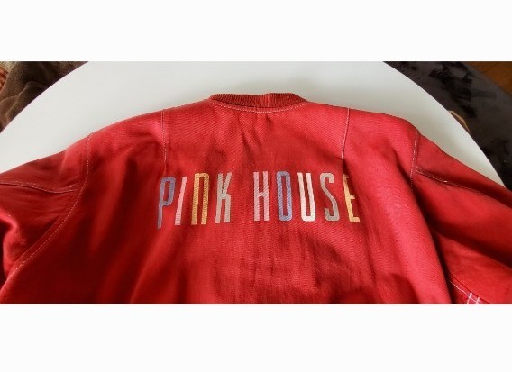 若者の大愛商品 PINK 《PINK ジップアップパーカー HOUSE HOUSE》中綿