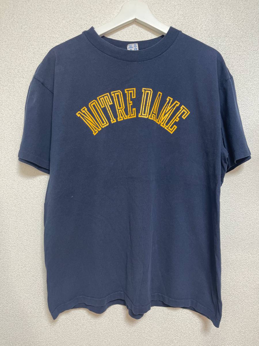 一番の贈り物 LV0228 XL 古着 ノートルデイム Tシャツ チャンピオン DAME NOTRE 80S 半袖Tシャツ 一番の贈り物 LV0228 XL 古着 ノートルデイム Tシャツ チャンピオン DAME NOTRE 80S 半袖Tシャツ