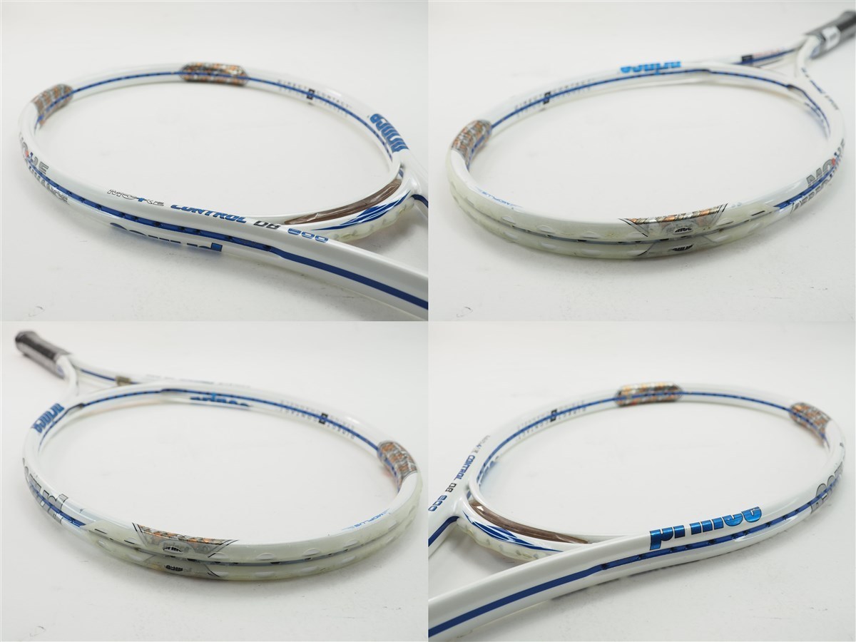 中古 テニスラケット プリンス モア コントロール DB 800 MP ブルー & ホワイト 2004年モデル (G2)PRINCE MORE CONTROL DB 800 MP BLU & W_画像2