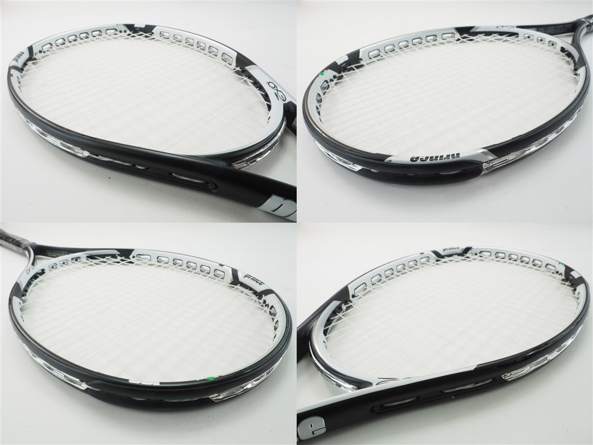 中古 テニスラケット プリンス イーエックスオースリー ハリアー 100 ホワイト 2013年モデル (G2)PRINCE EXO3 HARRIER 100 WHITE 2013