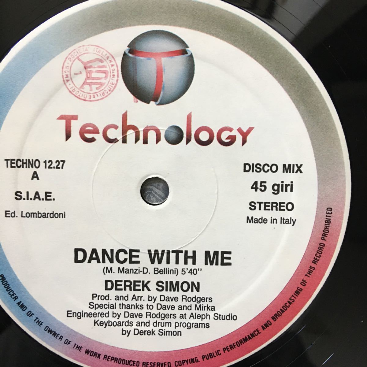 12’ Derek Simon-Dance with meの画像2