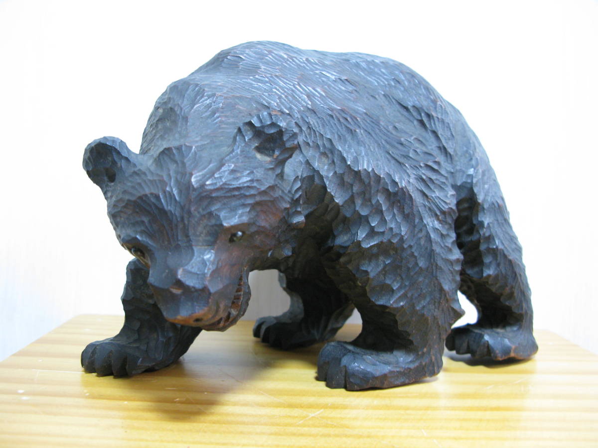 登場! 北海道アイヌの大型クマの木彫り 置物 - ¥18047円blog