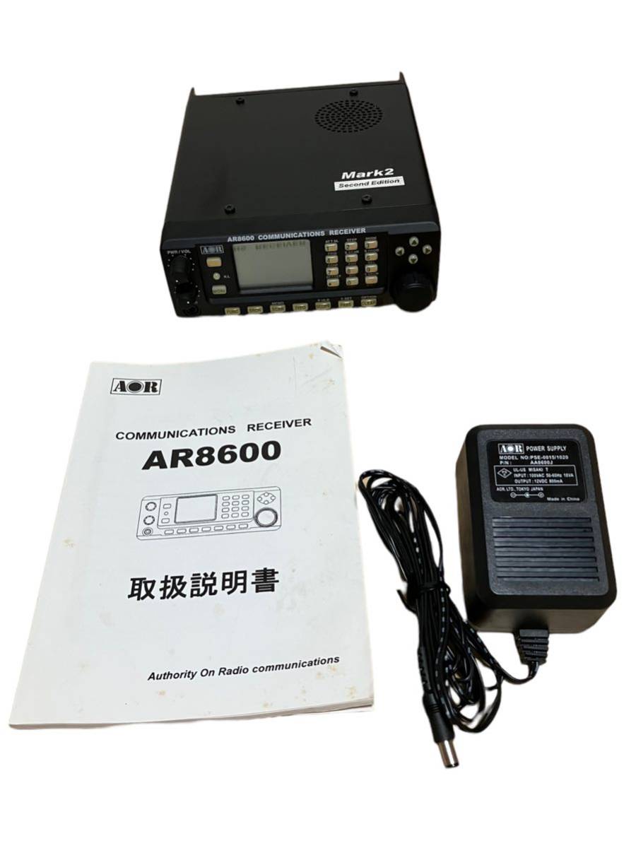 【FM受信確認済】 AOR AR8600 MARK2 広帯域 受信機 無線機 ジャンク