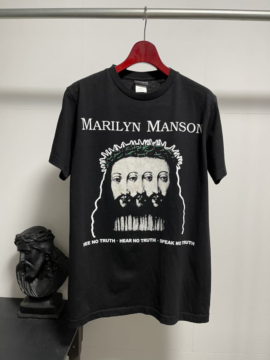 希少 90sMarilyn manson XLサイズ マリリンマンソン Tシャツ
