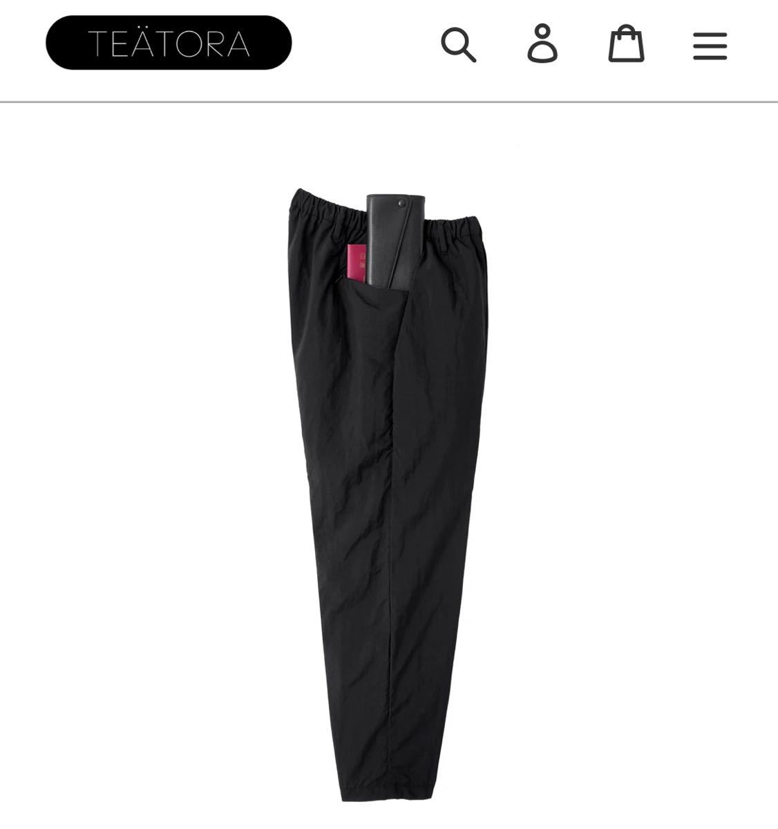 新品未使用】TEATORA テアトラ ウォレットパンツ パッカブル 新品未使用】TEATORA テアトラ ウォレットパンツ パッカブル
