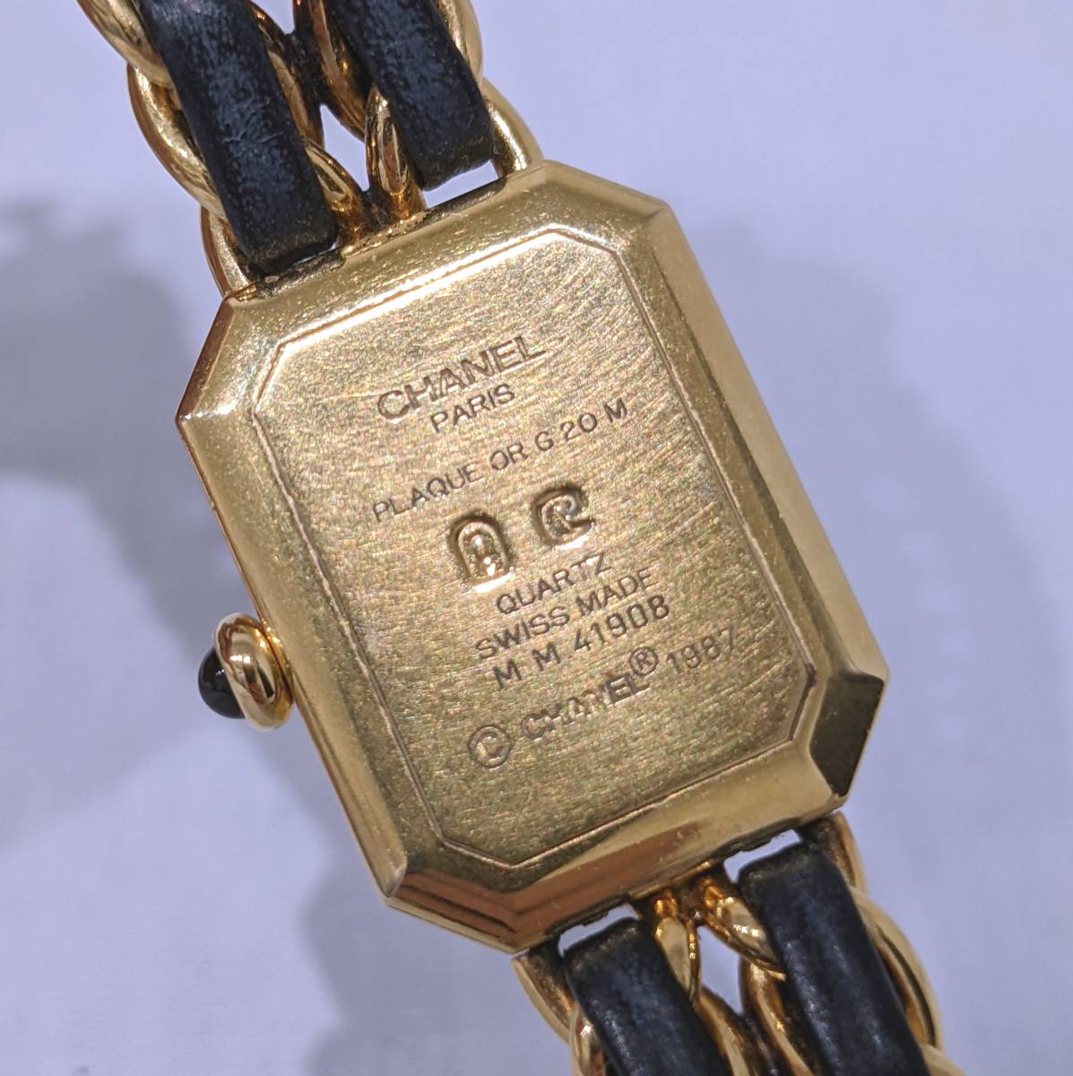 Chanel シャネル プルミエール 腕時計 時計 MM ゴールドカラー