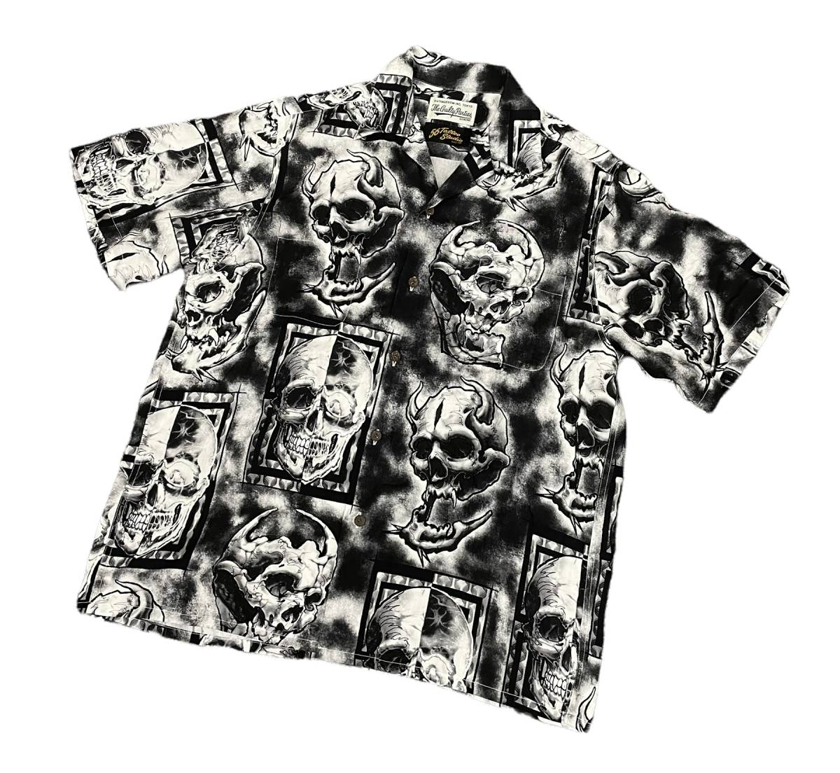 名作 □ Wacko Maria 56 Tattoo Studio 22SS コラボ ハワイアンシャツ