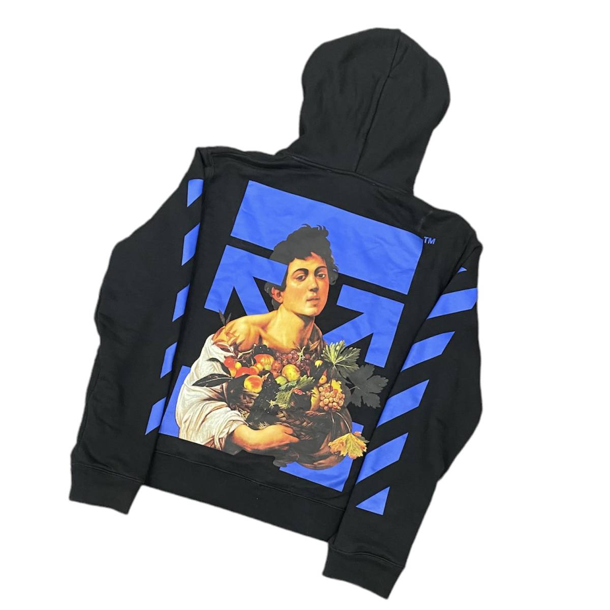 □ Off-White 21AW Caravaggio Boy Marker スウェット パーカー □ Off-White 21AW Caravaggio Boy Marker スウェット パーカー