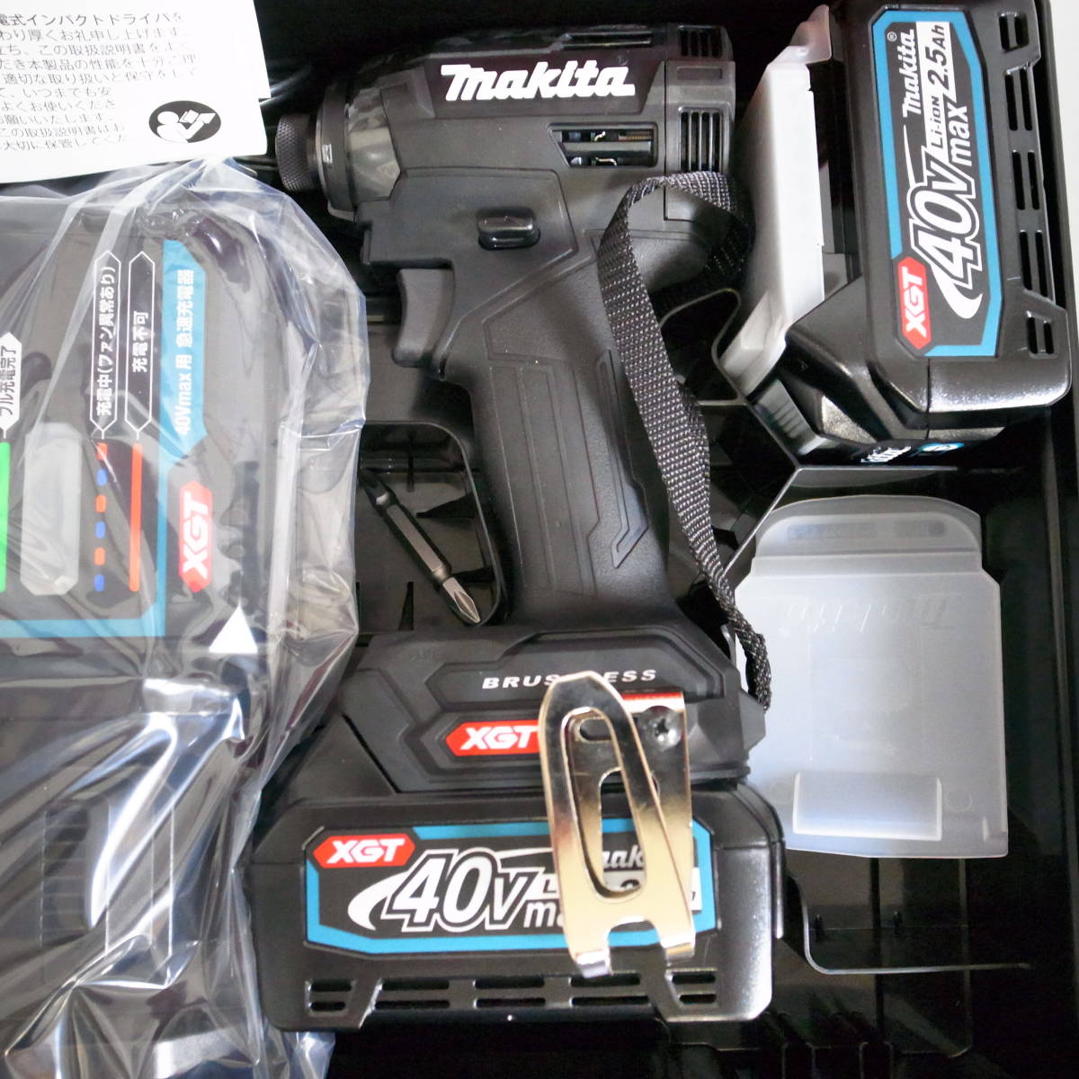 ②新品 マキタ makita 充電式インパクトドライバ TD002GRDXB 40Vmax