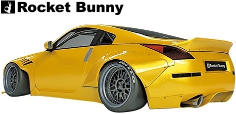 【M's】ニッサン Z33 フェアレディZ (2002y-2008y) Rocket Bunny リアフェンダー (片側約80mmワイド)／FRP TRA京都 ロケットバニー エアロ_画像1