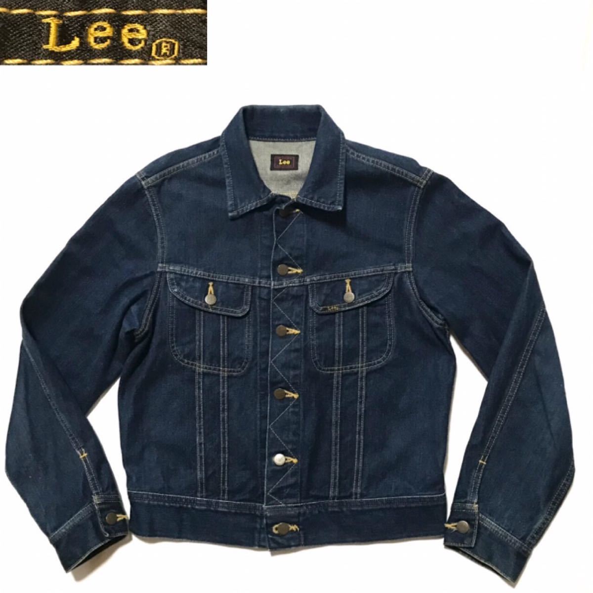 希少 日本製 90年代 ビンテージ Lee リー RIDERS ライダース 101J Gジャン 0411 メンズ M デニムジャケット 12oz 左綾  赤タグ 60s 復刻