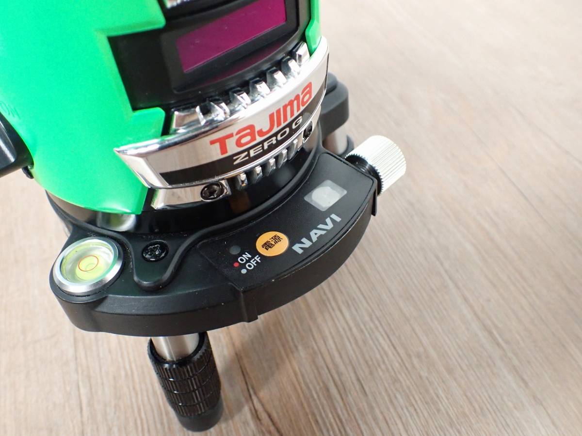 美品 レーザー墨出器 TAJIMA NAVI ZERO G KJY ZEROGN-KJY タジマ 矩