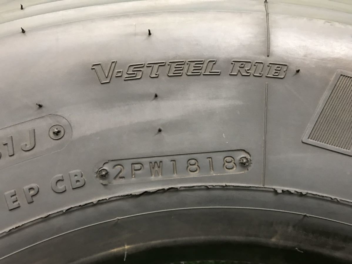 ★245/80R17.5 133/131J 6本Set 2018年製 ブリヂストン BRIDGESTONE RIB R173 約8.5mm以上程度の溝 縦溝 中古 ★送料無料/一部地域を除く_画像9