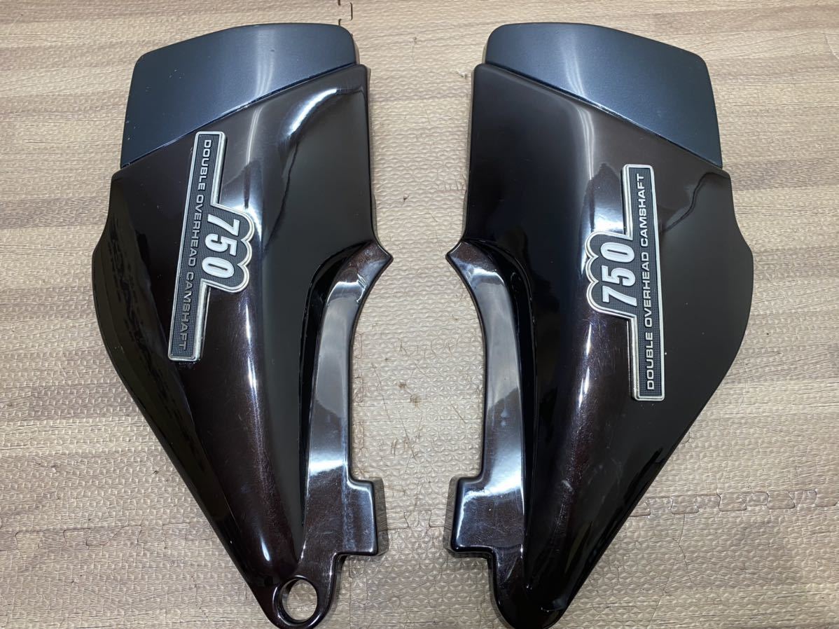 ゼファー750 KAWASAKI 純正 サイドカバー(キャンディーブラウン
