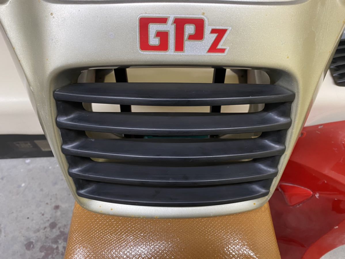 M.G.W GPZ1100F / GPZ750F ルーバー ヘッドライトルーバー ライトカバー グリル アッパーカウル 外装 カスタム モブガレージワークス