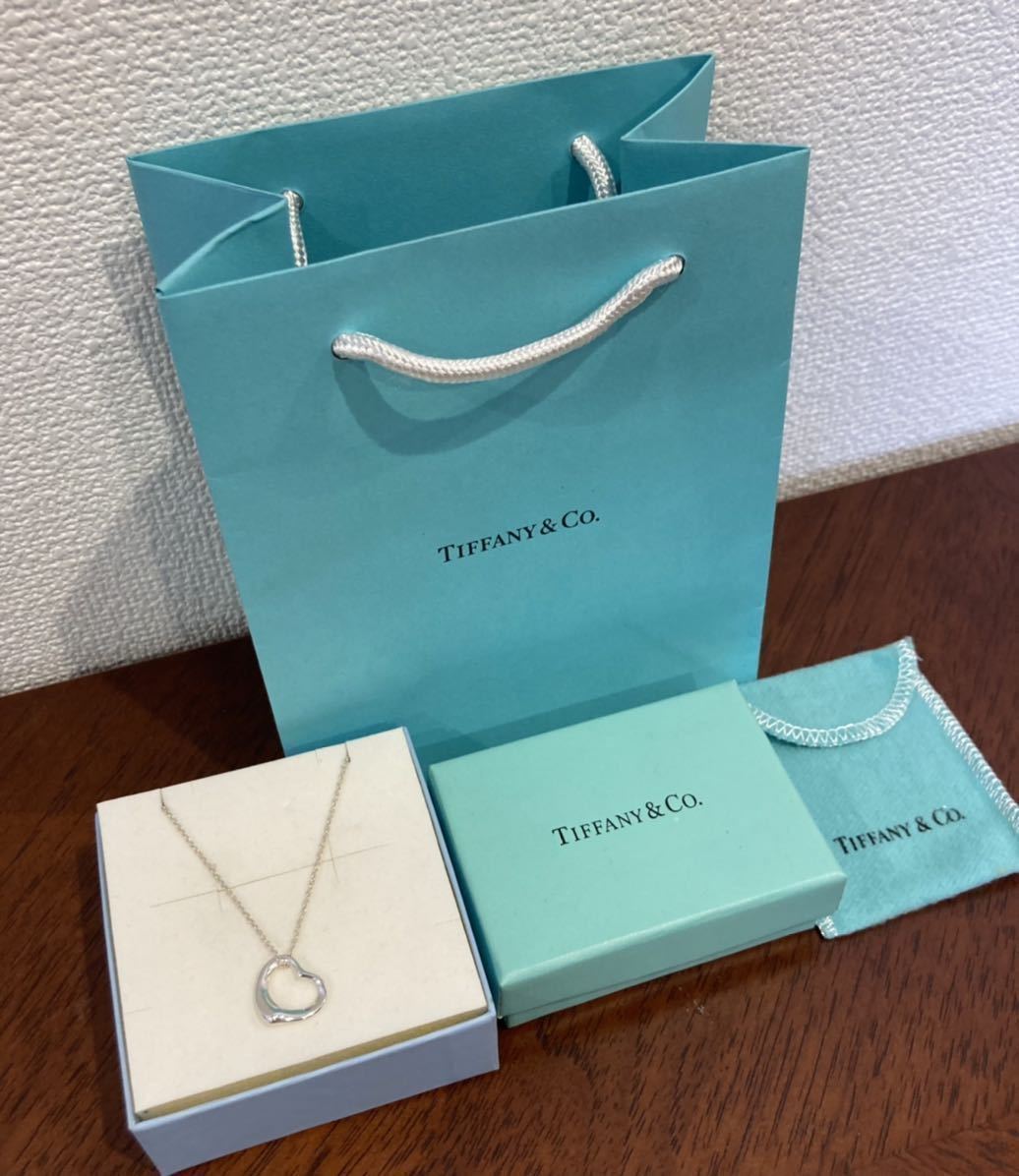 新品 正規品 ティファニー tiffany&co ネックレス オープンハート