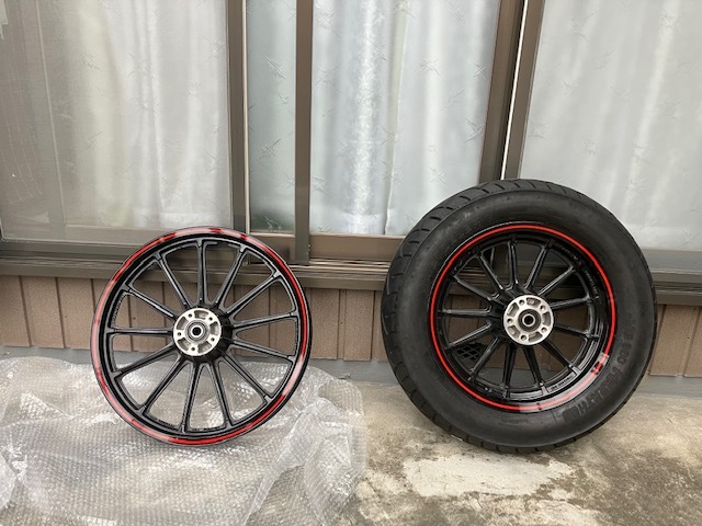 美品 ハーレー 純正 ダイナ FXDX ホイールセット fuboru.co.id