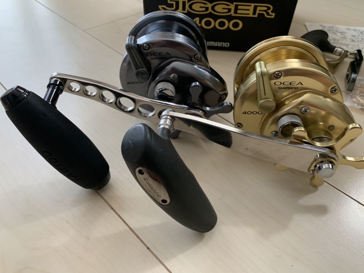 シマノ オシアジガー 4000 4000P 2台セット(中深海 トンジギ シマノ オシアジガー 4000 4000P 2台セット(中深海 トンジギ