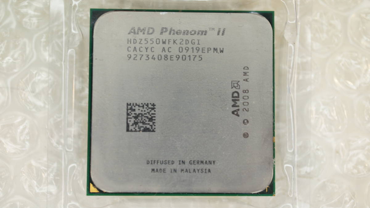 【Socket AM3＆AM2+＆AM2・倍率可変】AMD Phenom II X2 550 Black Edition_画像1