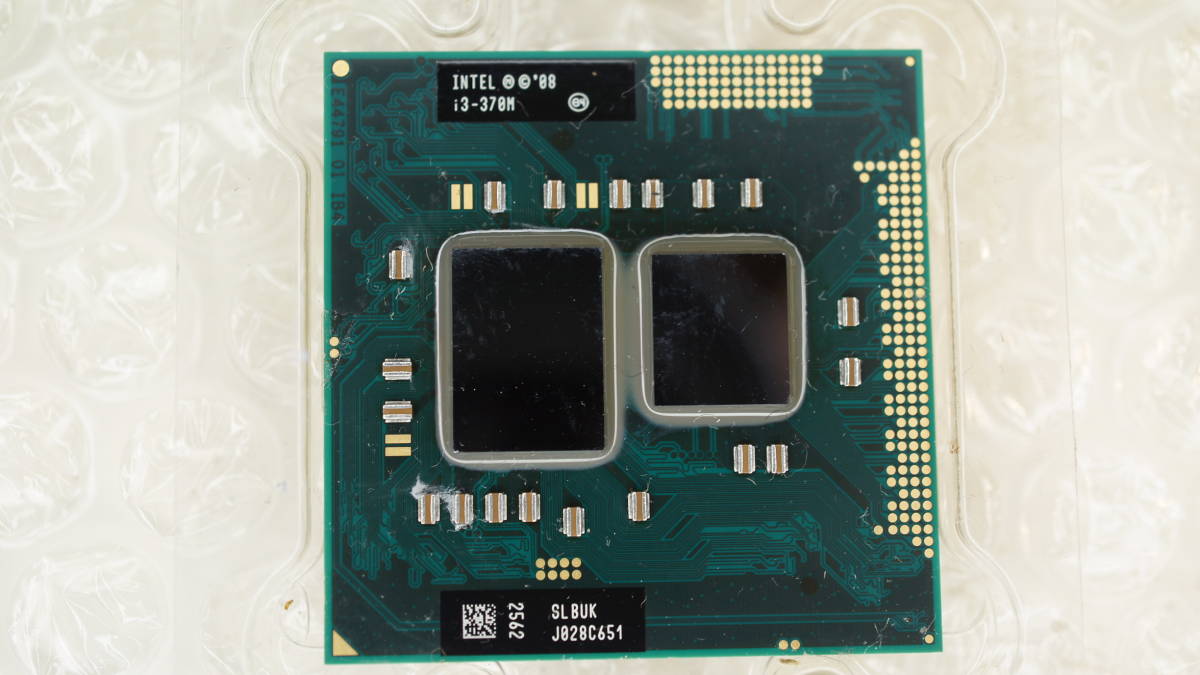 【Socket G1・2.4GHz】Intel インテル Core i3-370M プロセッサー_画像1