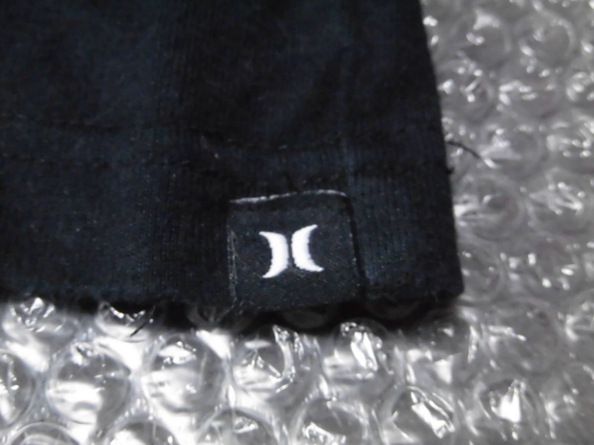 Used ハーレー Tシャツ Mサイズ ブラック 黒 HURLEY 半袖 スカTシャツ風_画像7