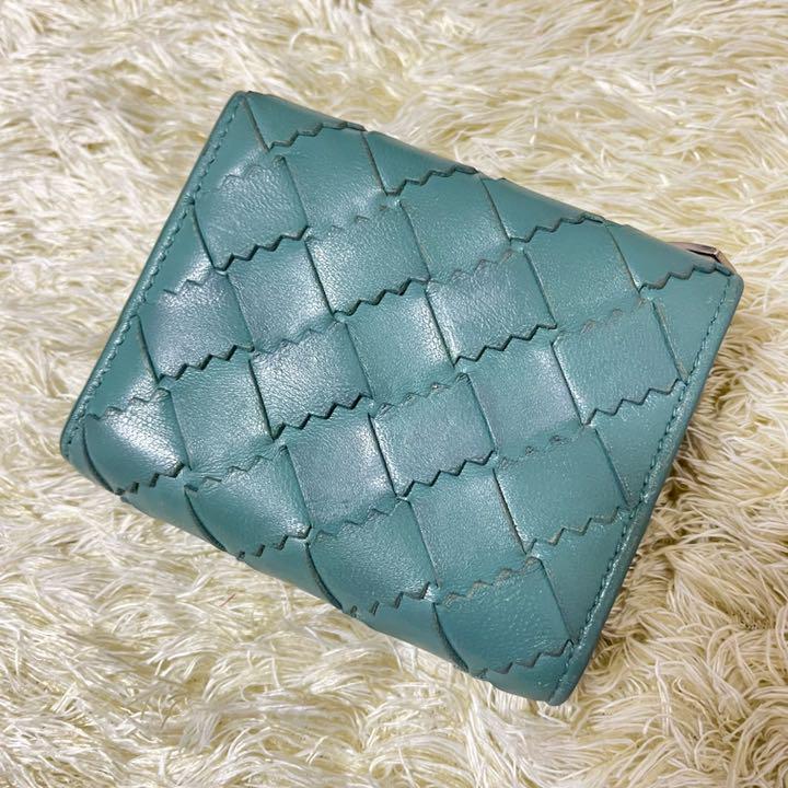 BOTTEGA VENETA ボッテガヴェネタ コンパクト ミニウォレット フラップ