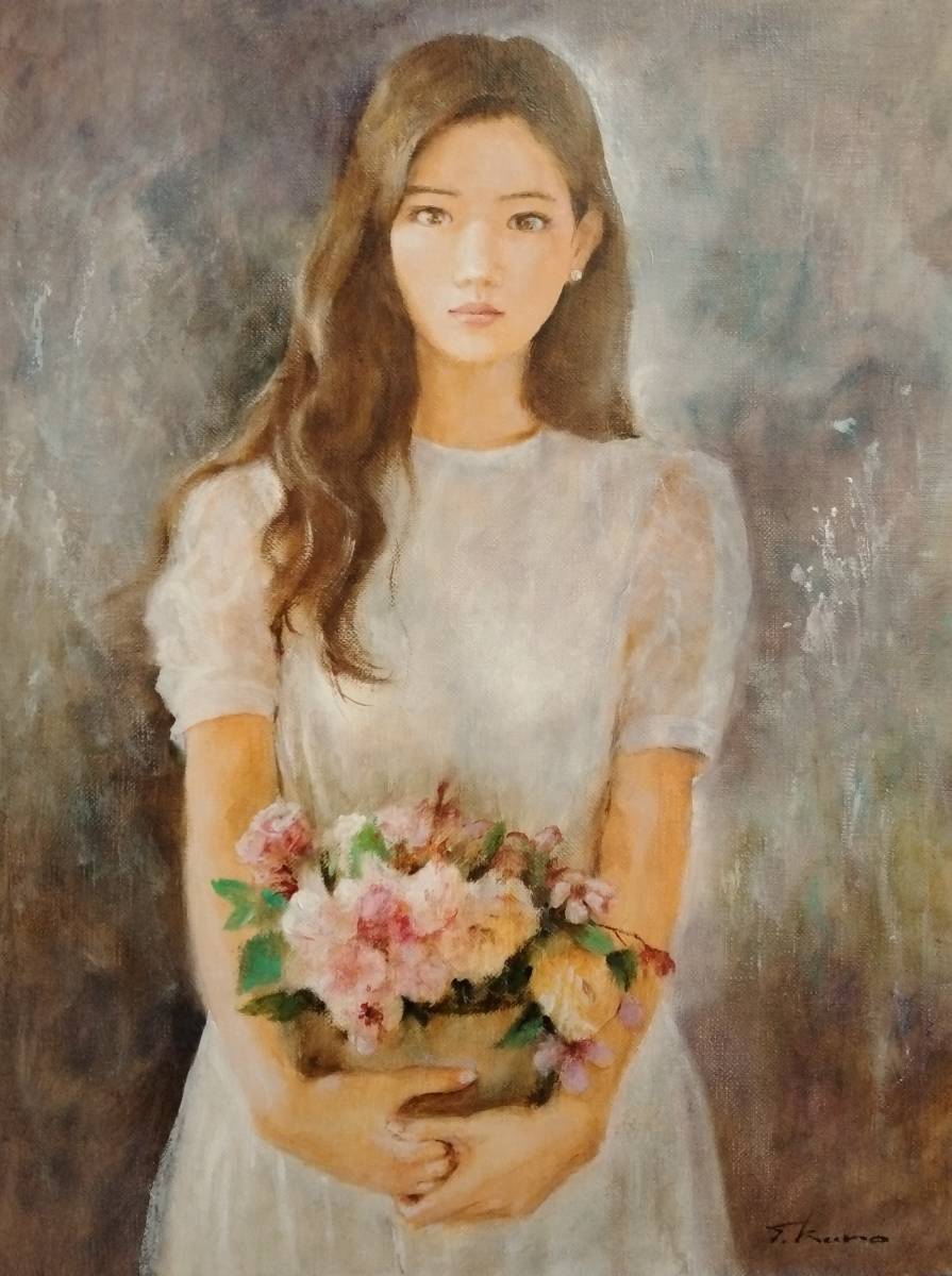 Yahoo!オークション - 黒川達也 真作「コルベイユ」油彩F6 師 Yahoo!オークション - 黒川達也 真作「コルベイユ」油彩F6 師
