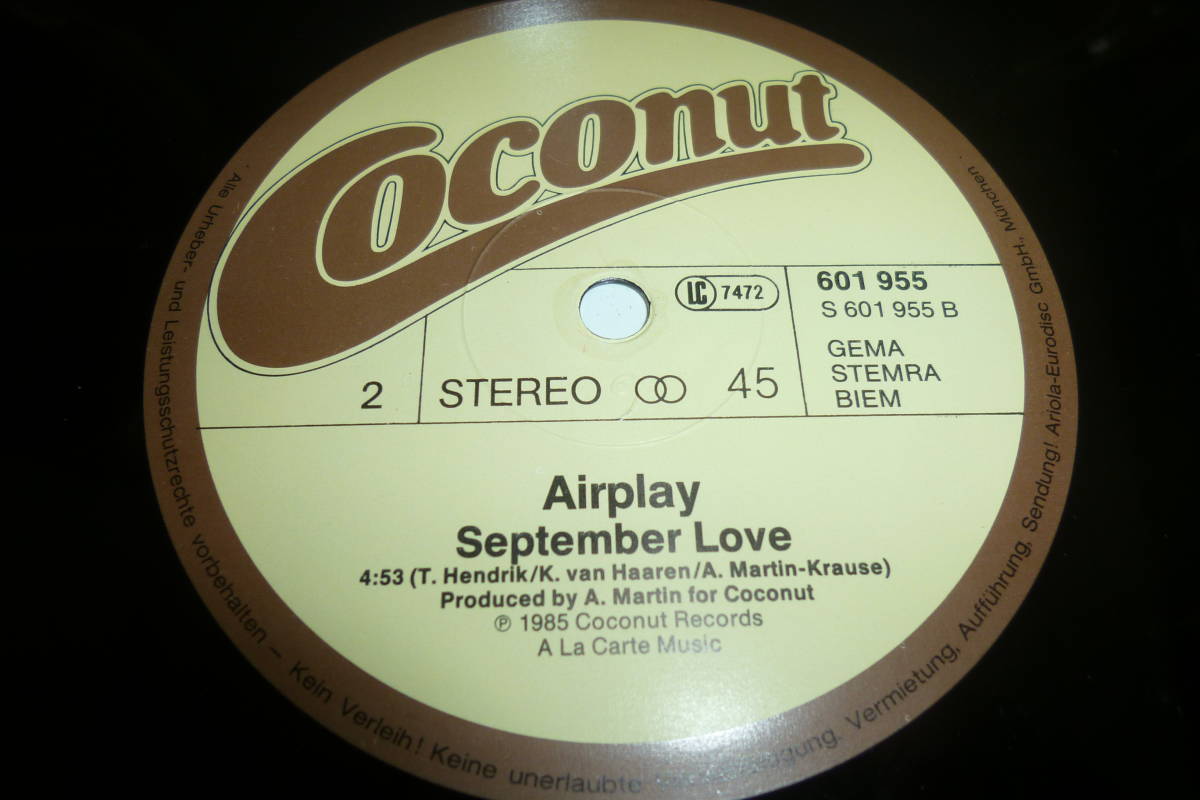  12” AIRPLAY // FOR YOUR LOVE_画像4