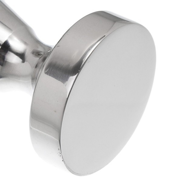 51mm stainless steel coffee tamper .. pressure vessel varistor Espresso tongue pin g( silver )