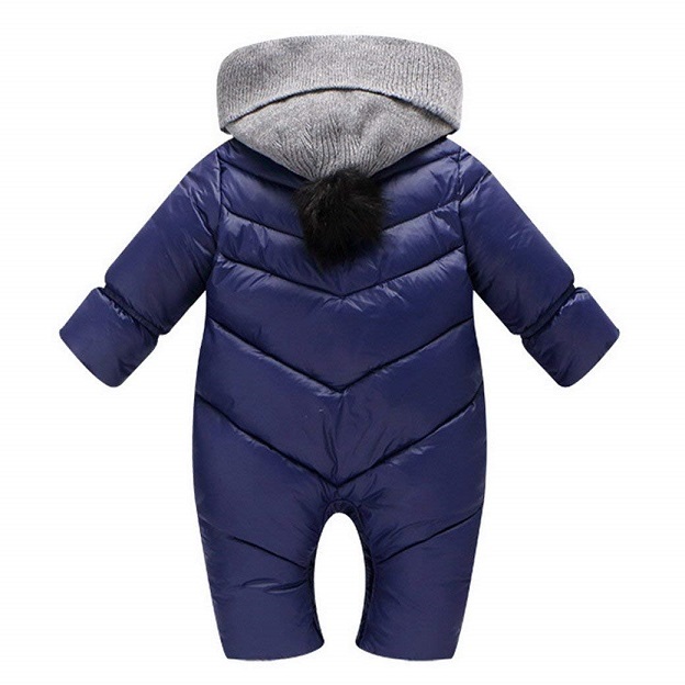  baby Jump костюм комбинезон выход одежда ( голубой S) костюм мульт-героя с хлопком толстый защищающий от холода 