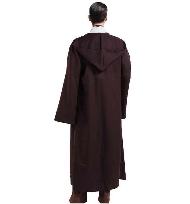  men's tunic with a hood . long mantle ( tea M) knight asasin low b fancy dress cosplay 