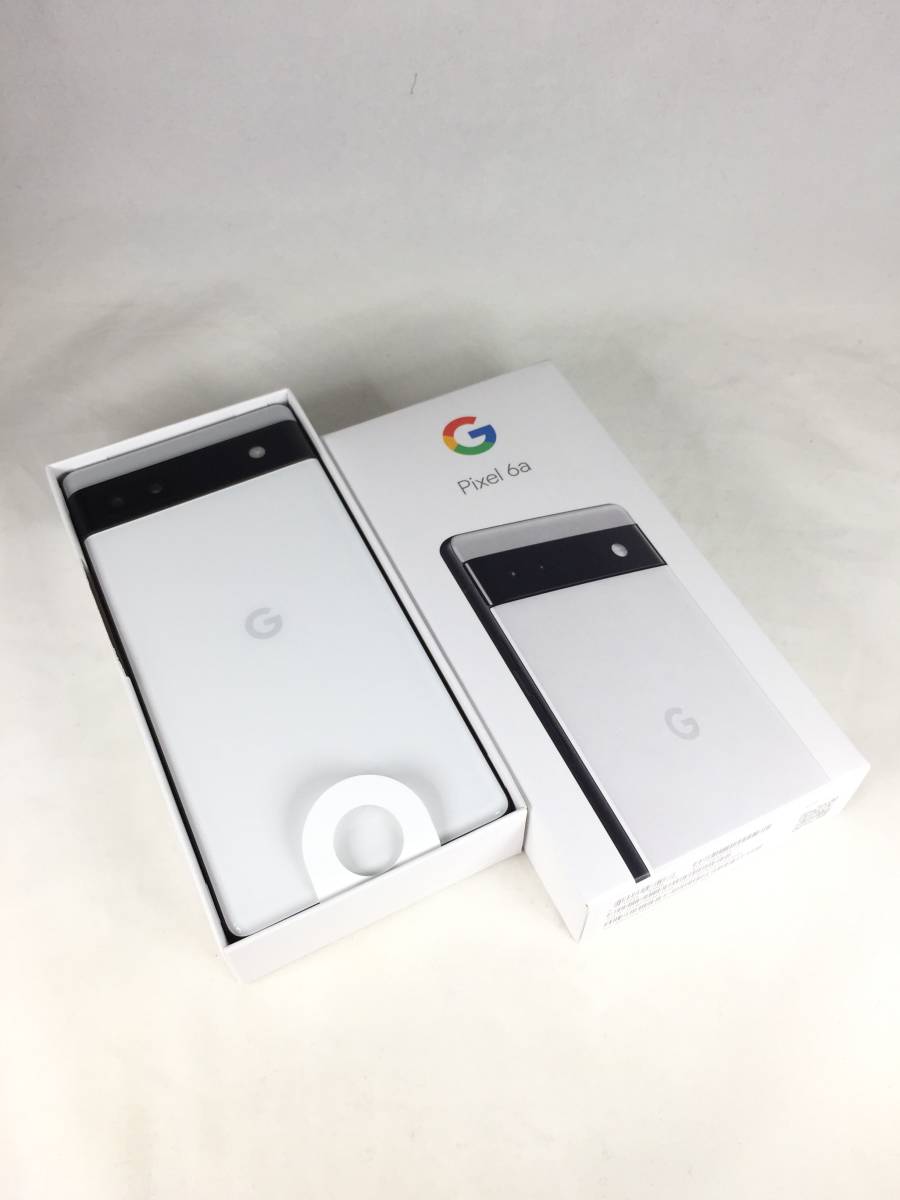 未使用品】Google Pixel 6a 128GB au 利用制限〇 SIMフリー Chalk