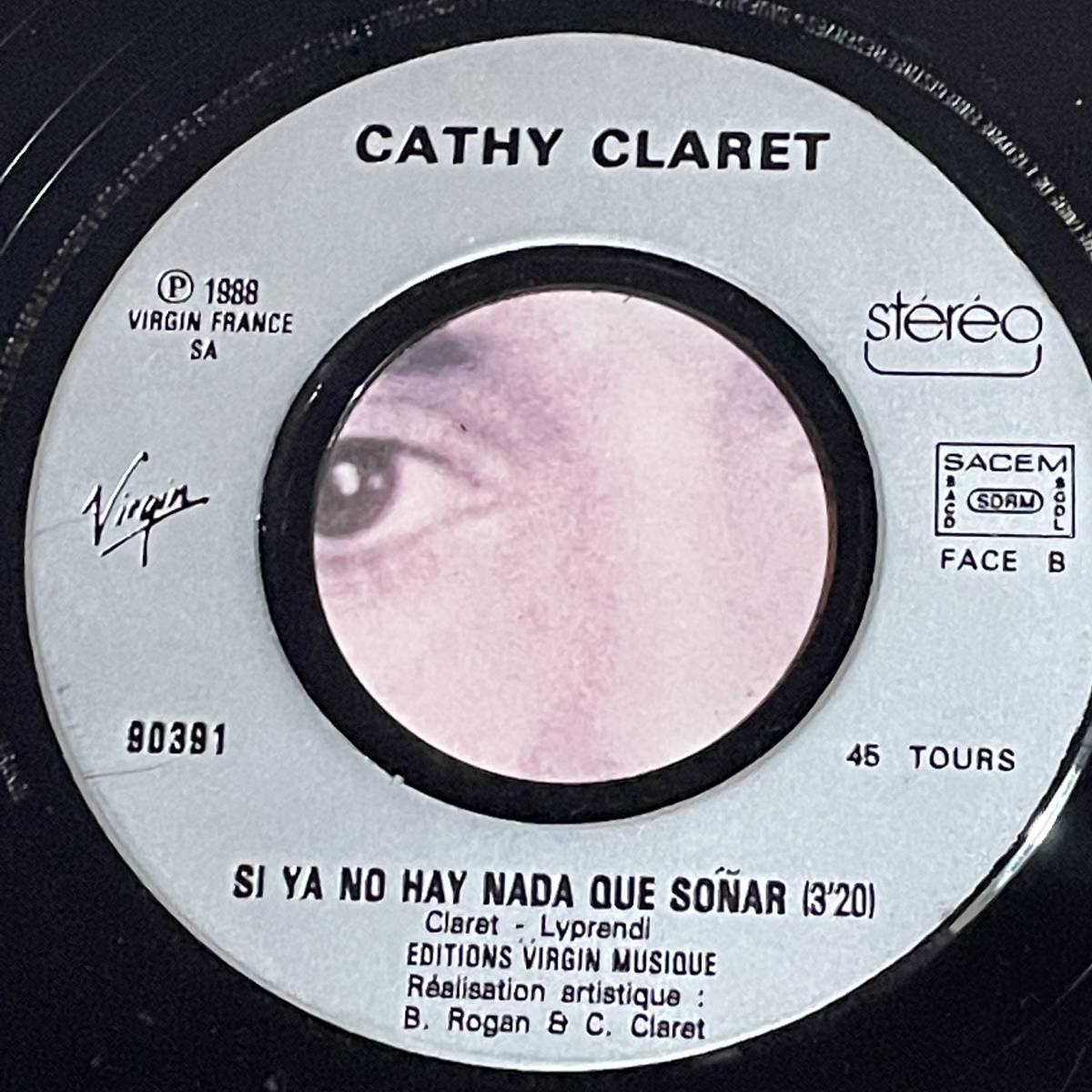 Cathy Claret - Por Qu, Por Qu? 7 -inch 45 guitar pop ne or ko free soul Sabar Via 