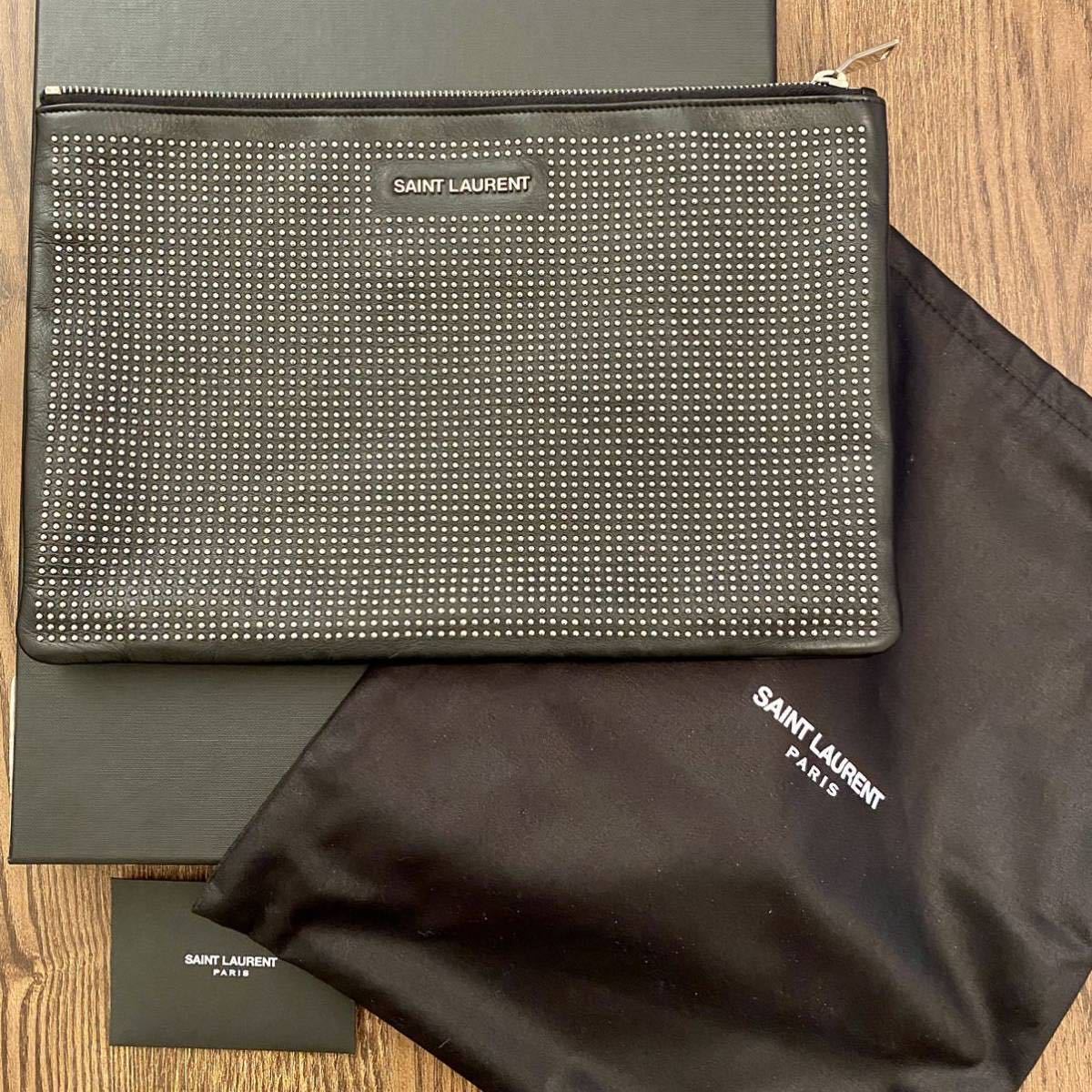 まとめ買い】 サンローラン LAURENT 【大人の一品】SAINT クラッチ ...