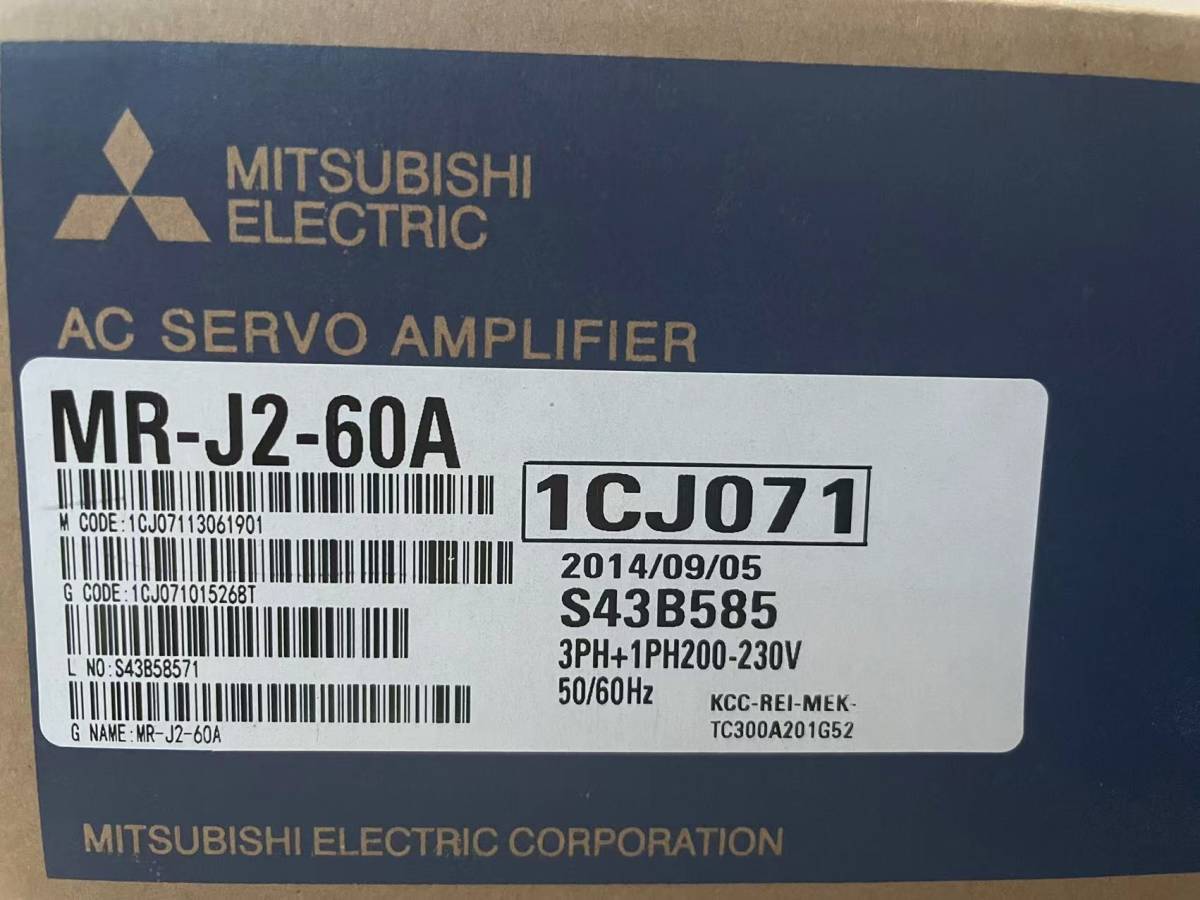 新品 MITSUBISHI/三菱 MR-J2-60A ACサーボアンプ シーケンサ PL 【６ヶ月保証】 - cmarnica.pl