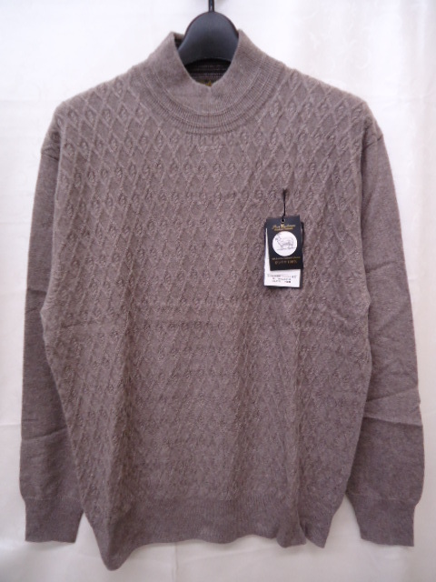 円高還元 【KCM】jdi-164-L★未使用品★【Pure L モックネックセーター ライトブラウン系 サイズ Cashmere】メンズ カシミヤニット Lサイズ 円高還元 【KCM】jdi-164-L★未使用品★【Pure L モックネックセーター ライトブラウン系 サイズ Cashmere】メンズ カシミヤニット Lサイズ