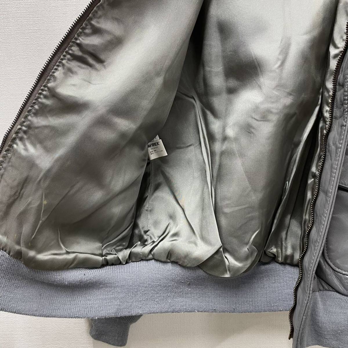 size36 USA製 馬革 AVIREX A-2 ホースハイド オールレザー フライト