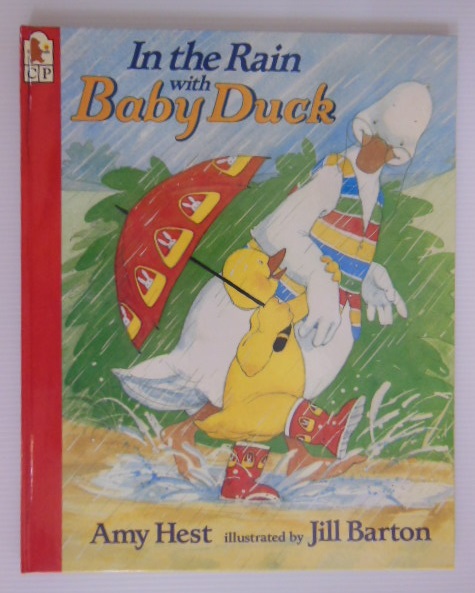 幼児用絵本・洋書英語版・In The Rain with Baby Duck・エイミー ヘスト・送料無料_洋書英語版・幼児向け絵本になります。