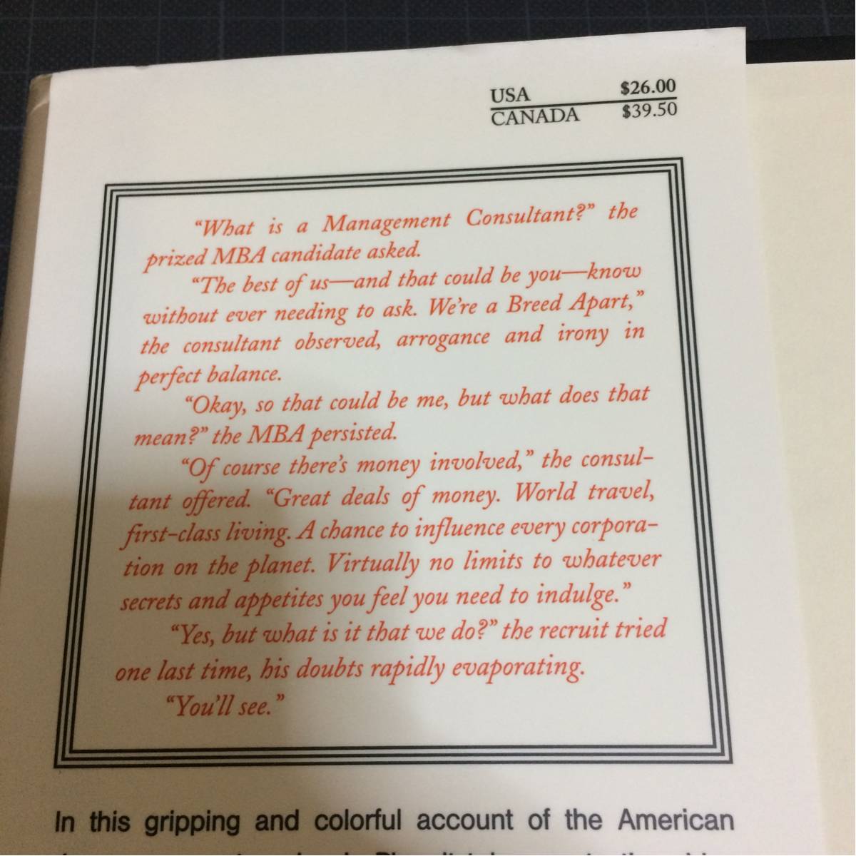 英語コンサルティングビジネス本 Consulting Demons: inside the Unscrupulous World of Global Corporate Consulting