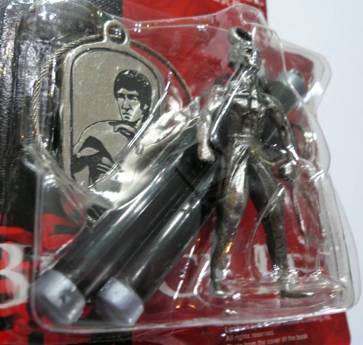 【新品】ブルース・リー ＢＲＵＣＥ ＬＥＥ メタルフィギュア＆武器セット ２０００年製 非売品 レア？【未開封】の画像3