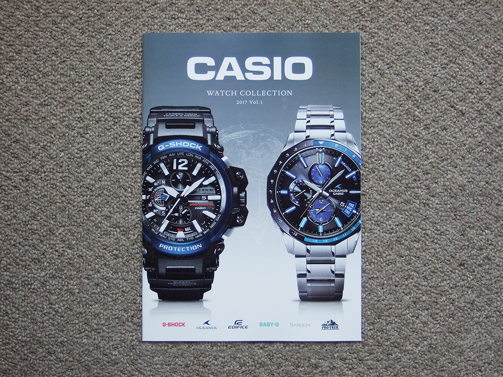 【カタログのみ】CASIO WATCH COLLECTION 2017 Vol.1 G-SHOCK BABY-G_画像1