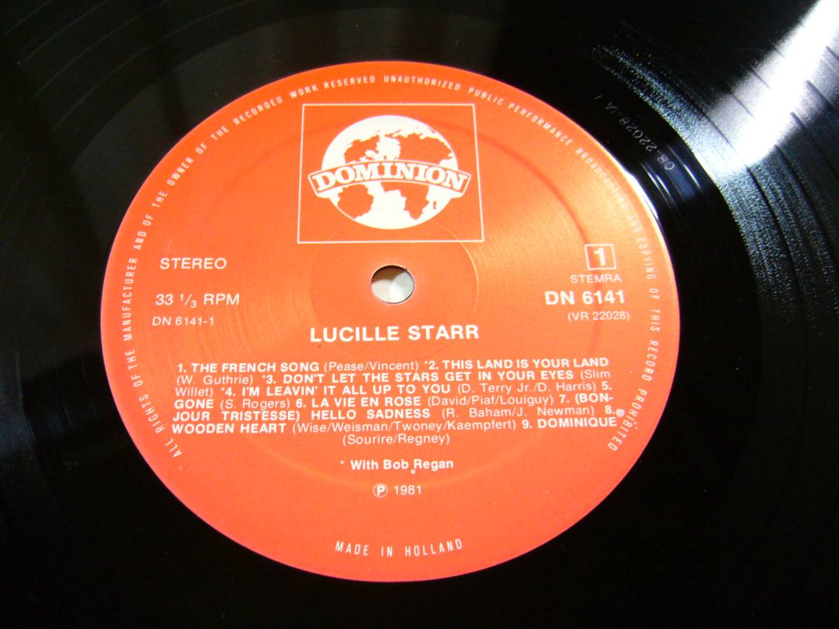 LP LUCILLE STARR　 DN6141　輸入盤_画像3