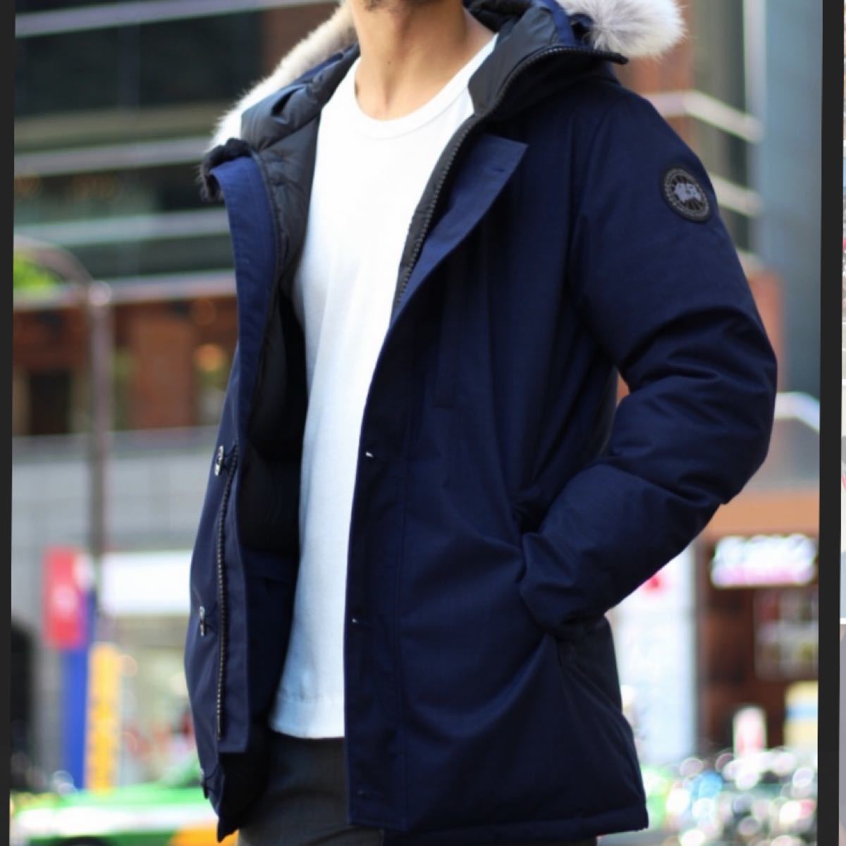 CANADA GOOSE EDIFICE 別注 ネイビー Mサイズ-